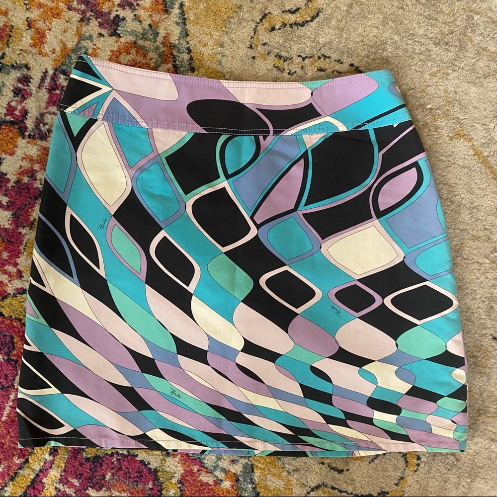 emilio pucci size 12 skirt